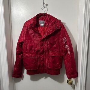 Red Puffer Jacket for Men